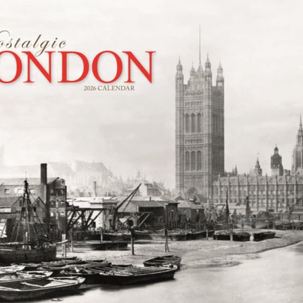 Nostalgic London A4 Calendar 2026