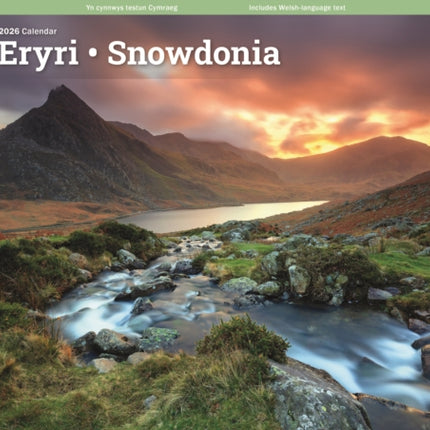 Snowdonia A4 Calendar 2026