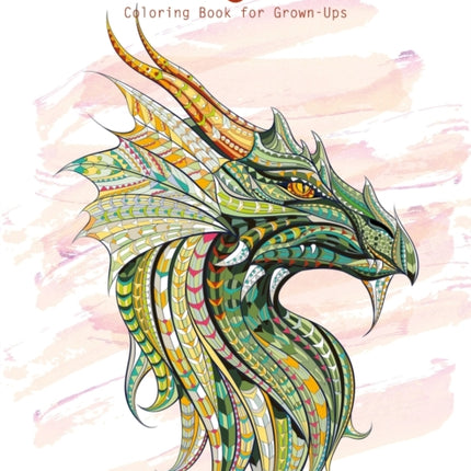 Dragons Coloring Book for Grown-Ups 1 & 2
