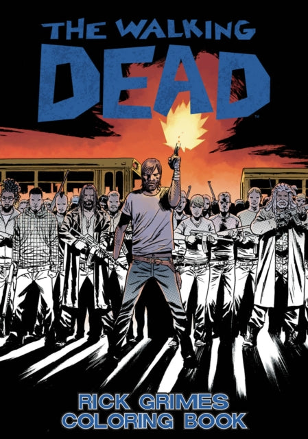 The Walking Dead: Rick Grimes Adult Coloring Book