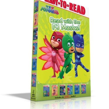 Read with the Pj Masks! (Boxed Set): Hero School; Owlette and the Giving Owl; Race to the Moon!; Pj Masks Save the Library!; Super Cat Speed!; Time to Be a Hero