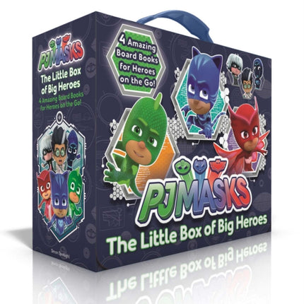 The Little Box of Big Heroes (Boxed Set): Pj Masks Save the Library; Hero School; Super Cat Speed; Race to the Moon!