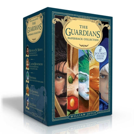 The Guardians Paperback Collection (Jack Frost Poster Inside!) (Boxed Set): Nicholas St. North and the Battle of the Nightmare King; E. Aster Bunnymund and the Warrior Eggs at the Earth's Core!; Toothiana, Queen of the Tooth Fairy Armies; T