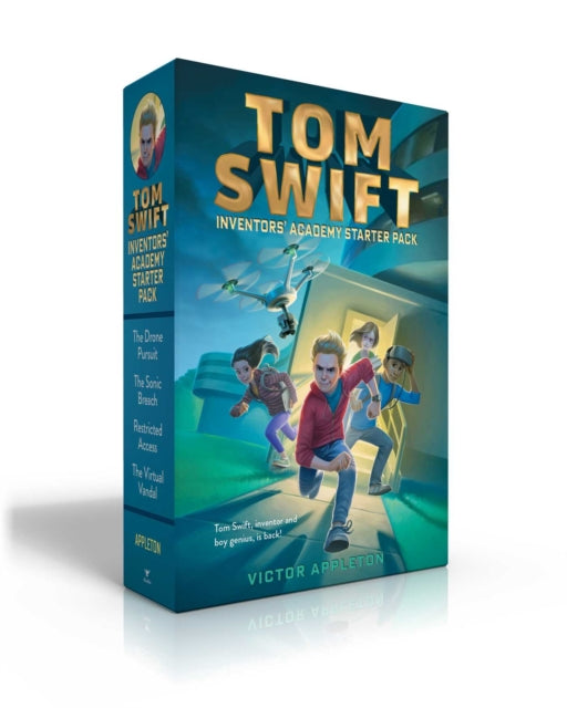 Tom Swift Inventors' Academy Starter Pack (Boxed Set): The Drone Pursuit; The Sonic Breach; Restricted Access; The Virtual Vandal