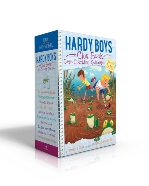 Hardy Boys Clue Book Case-Cracking Collection (Boxed Set): The Video Game Bandit; The Missing Playbook; Water-Ski Wipeout; Talent Show Tricks; Scavenger Hunt Heist; A Skateboard Cat-astrophe; The Pirate Ghost; The Time Warp Wonder; Who Let