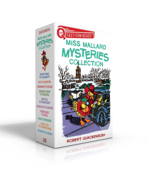 Miss Mallard Mysteries Collection (Boxed Set): Texas Trail to Calamity; Dig to Disaster; Stairway to Doom; Express Train to Trouble; Bicycle to Treachery; Gondola to Danger; Surfboard to Peril; Taxi to Intrigue; Cable Car to Catastrophe; Do