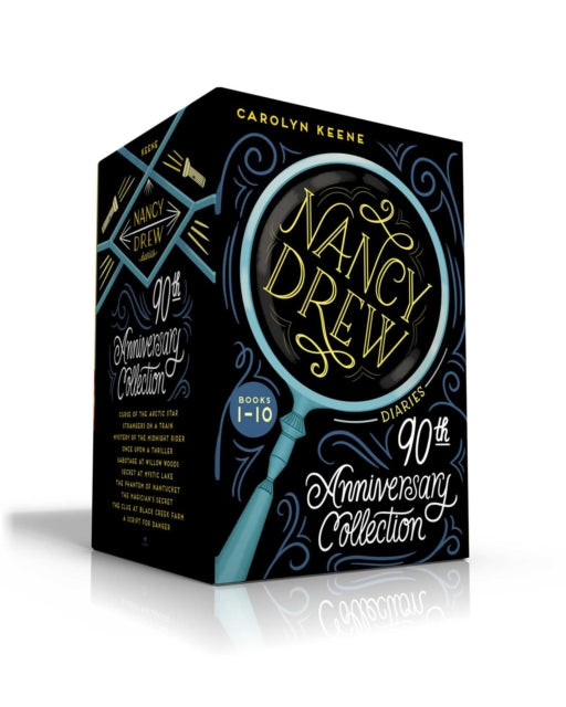 Nancy Drew Diaries 90th Anniversary Collection (Boxed Set): Curse of the Arctic Star; Strangers on a Train; Mystery of the Midnight Rider; Once Upon a Thriller; Sabotage at Willow Woods; Secret at Mystic Lake; The Phantom of Nantucket; The