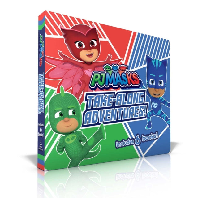 Pj Masks Take-Along Adventures! (Boxed Set): Catboy Does It Again; Meet Pj Robot!; Mystery Mountain Adventure!; Pj Masks Save the School!; Meet the Wolfy Kids!; Pj Masks Save the Sky