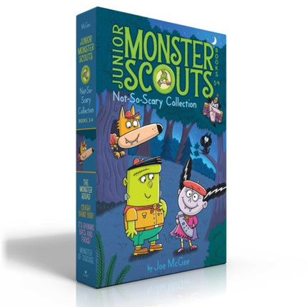 Junior Monster Scouts Not-So-Scary Collection Books 1-4 (Boxed Set): The Monster Squad; Crash! Bang! Boo!; It's Raining Bats and Frogs!; Monster of Disguise