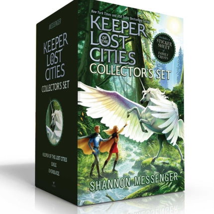 Keeper of the Lost Cities Collector's Set (Includes a Sticker Sheet of Family Crests) (Boxed Set): Keeper of the Lost Cities; Exile; Everblaze