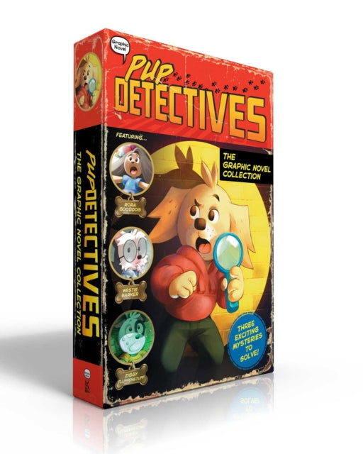 Pup Detectives The Graphic Novel Collection (Boxed Set): The First Case; The Tiger's Eye; The Soccer Mystery