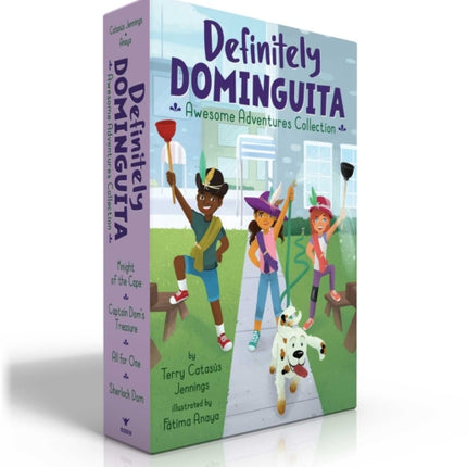 Definitely Dominguita Awesome Adventures Collection (Boxed Set): Knight of the Cape; Captain Dom's Treasure; All for One; Sherlock Dom