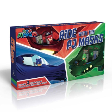 Ride with the Pj Masks (Boxed Set): To the Cat-Car!; Go, Go, Gekko-Mobile!; Fly High, Owl Glider!