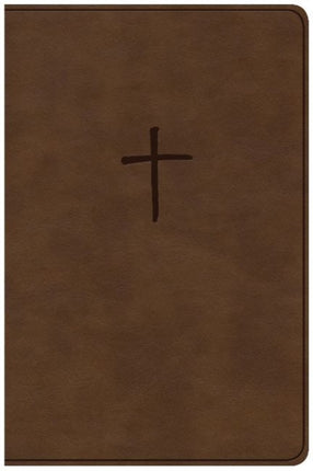 CSB Compact Bible, Brown LeatherTouch, Value Edition