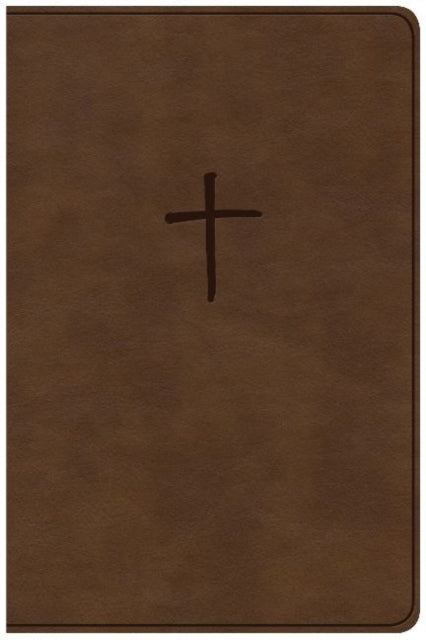 CSB Compact Bible, Brown LeatherTouch, Value Edition