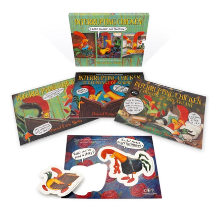 Interrupting Chicken Three Books for Bedtime