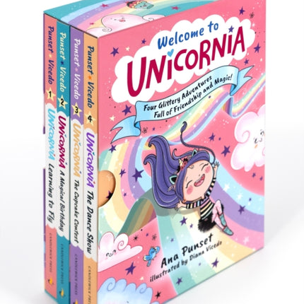 Welcome to Unicornia Four Glittery Adventures Full of Friendship and Magic