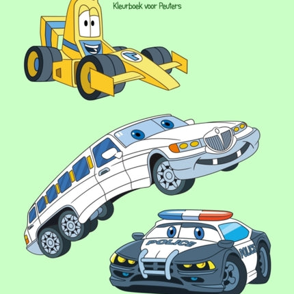 Auto's Kleurboek voor Peuters 1