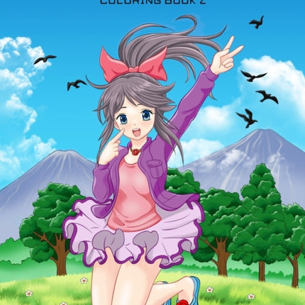 Anime Coloring Book 2