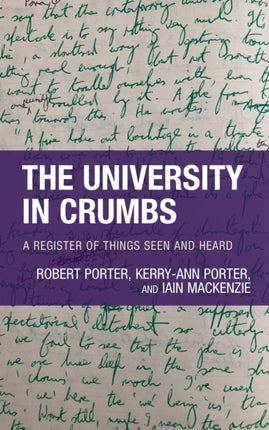 The University in Crumbs: A Register of Things