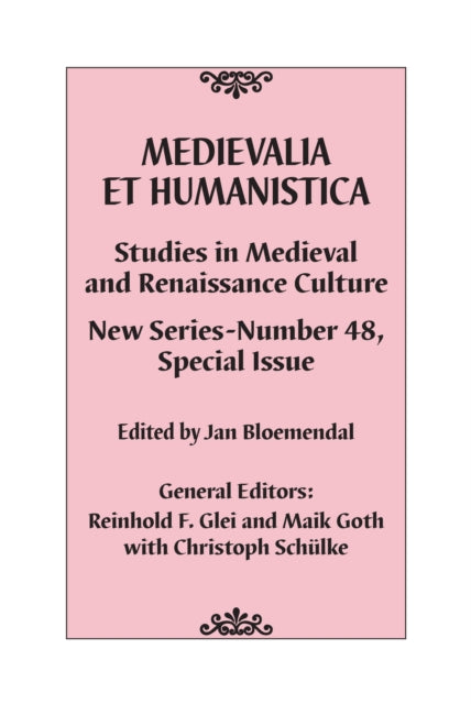 Medievalia et Humanistica, No. 48: Studies in