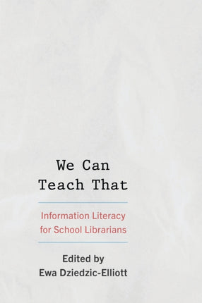 We Can Teach That