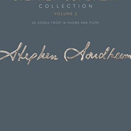 The Stephen Sondheim Collection - Volume 2: 40 Songs from 14 Shows and Films