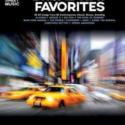 Broadway Favorites - Men's Edition: 25 Hit Songs from 20 Contemporary Classic Shows