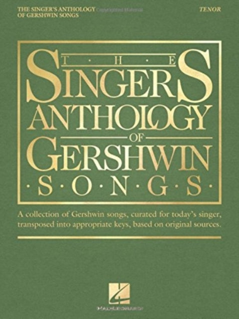 The Singers Anthology of Gershwin Songs