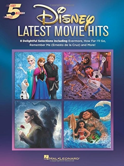 Disney Latest Movie Hits: Five-Finger Piano - 8 Songs for Beginners