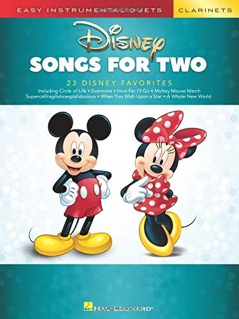 Disney Songs: Easy Instrumental Duets - Two Clarinets