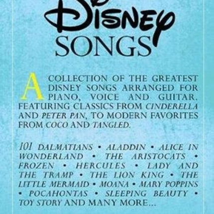 The Library of Disney Songs: Over 50 of the Greatest Disney Songs