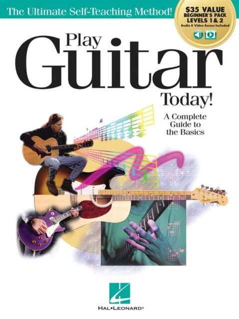 Play Guitar Today AllinOne Beginners Pack Includes Book 1 Book 2 Audio  Video