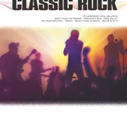 Classic Rock Instrumental PlayAlong for Clarinet Hal Leonard Instrumental Playalong