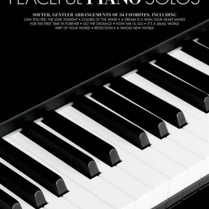 DISNEY PEACEFUL PIANO SOLOS