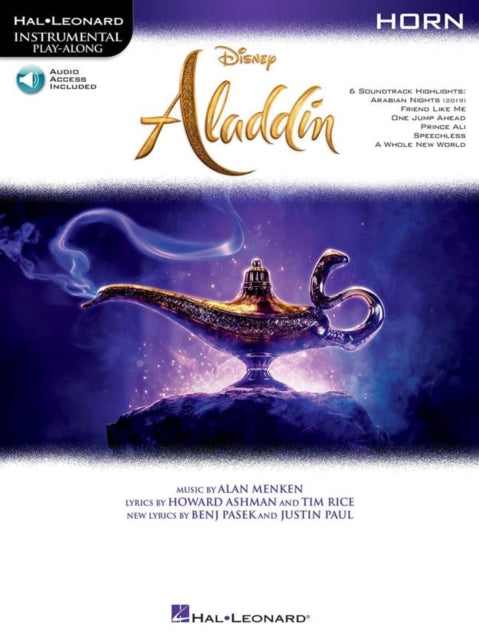 Aladdin  Horn Instrumental PlayAlong Hal Leonard Instrumental Playalong