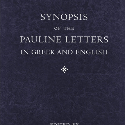 Synopsis of the Pauline Letters in Greek and