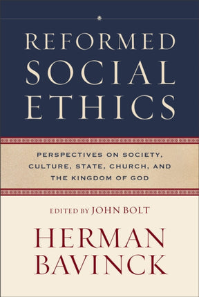 Reformed Social Ethics