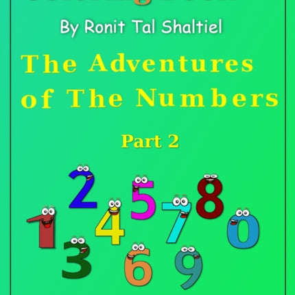 Coloring book - The adventures of the numbers: Subtraction