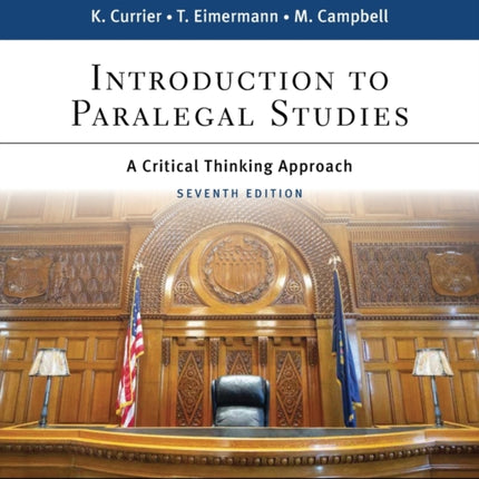 Introduction to Paralegal Studies: A Critical Thinking Approach [Connected Ebook]