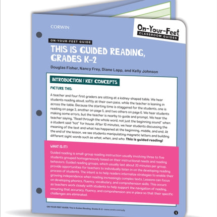 On-Your-Feet Guide: This Is Guided Reading,