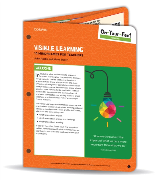 On-Your-Feet Guide: Visible Learning: 10 Mindframes for Teachers