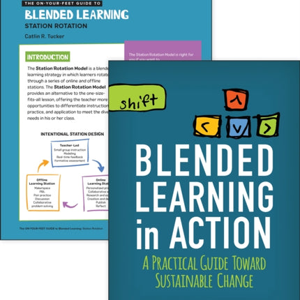 BUNDLE Tucker Blended Learning in Action  The OnYourFeet Guide to Blended Learning Station Rotation