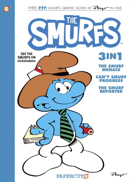 Smurfs 3-in-1 Vol. 8: Collecting 'The Smurf Menace,' 'Can't Smurf Progress,' and 'The Smurf Reporter'