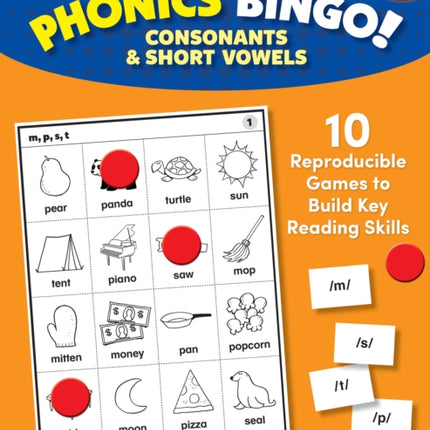 Phonics Bingo Consonants  Short Vowels