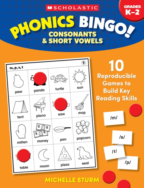 Phonics Bingo Consonants  Short Vowels