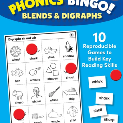 Phonics Bingo Blends  Digraphs