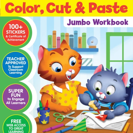 Color Cut  Paste Jumbo Workbook