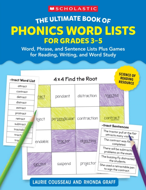 The Ultimate Book of Phonics Word Lists Grades 35