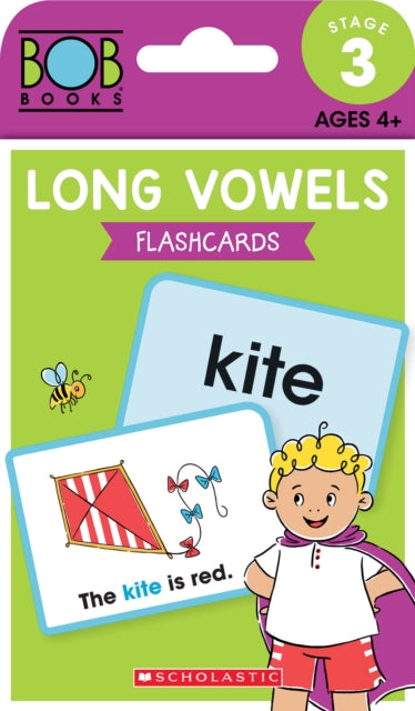 BOB BKS LONG VOWELS FLASHCARDS PHONICS